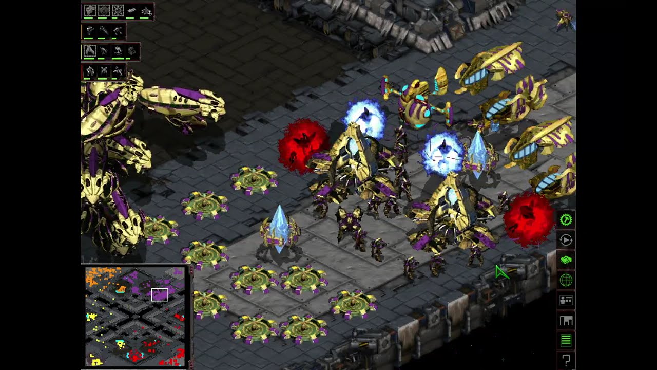 StarCraft Replay - Remote Outpost Map - Beat 3 Easy Enemies