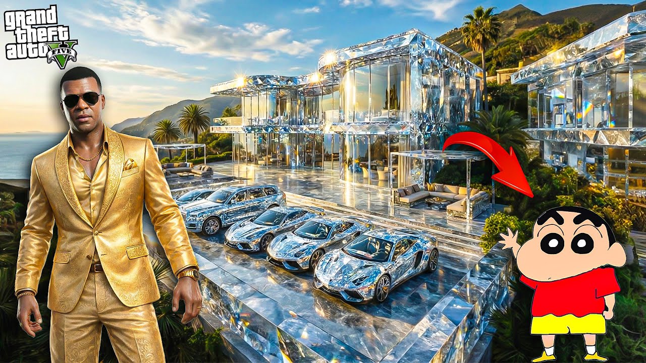 Whatever Franklin Touch Turns Into Diamond With Shinchan In GTA 5!