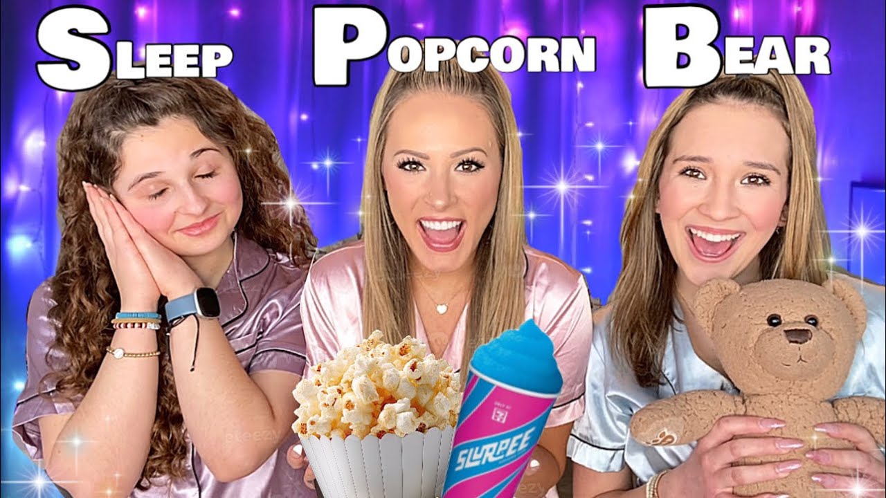 THE ULTIMATE SLEEPOVER IN ALPHABETICAL ORDER 🍿🧸😱 #sleepover #fun #challenge #cute #trendy #pranks