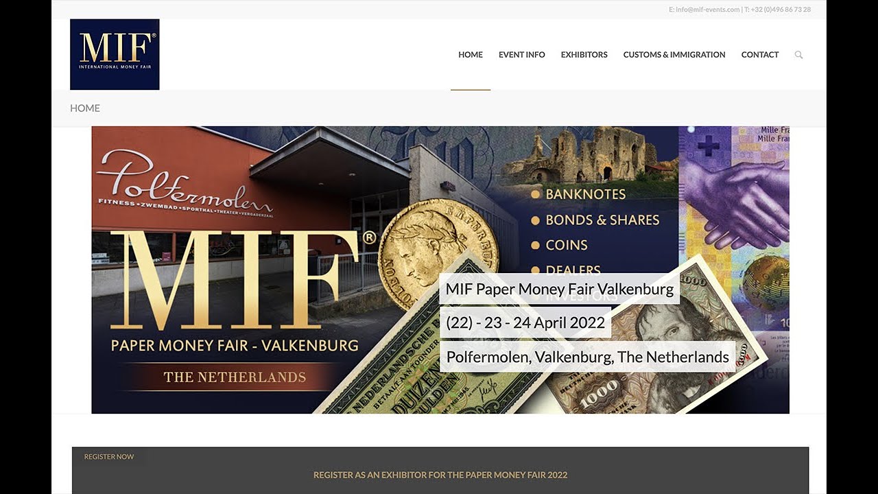 CoinTelevision: CDN Publishing Sponsors MIF Paper Money Fair Netherlands.