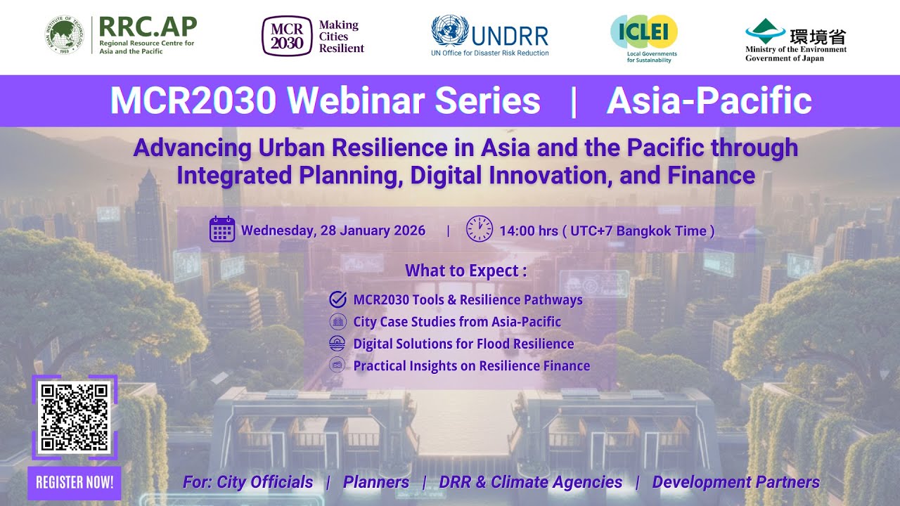 Advancing urban resilience in Asia-Pacific through integrated planning, digital innovation, finance