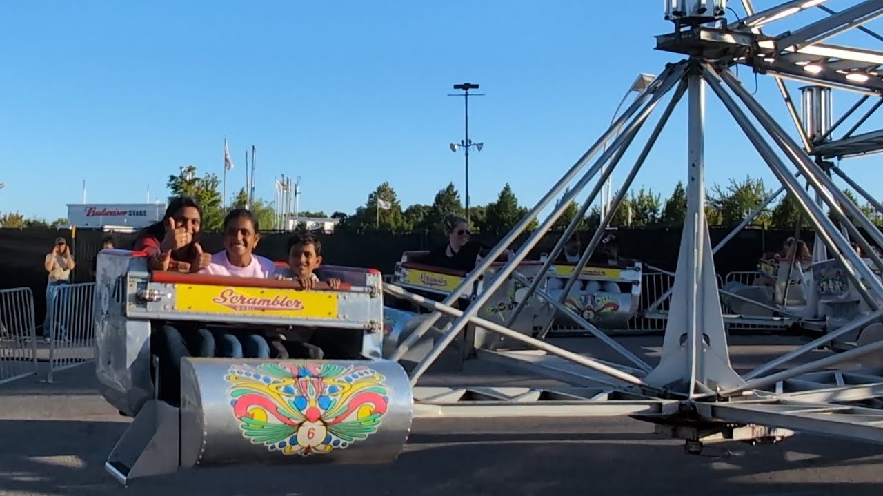 Scrambler ride at Canadian National Exhibition