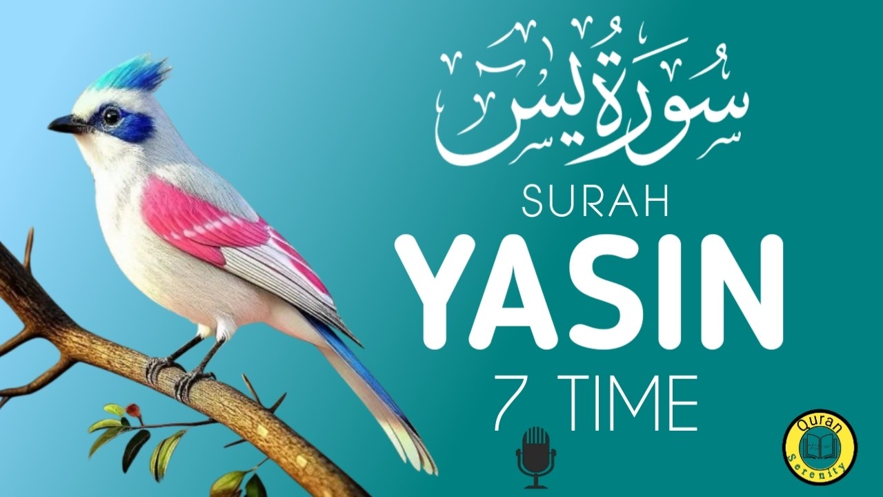 Surah Yaseen 7 Times | Full Surah Yasin Recitation | Yaseen Sharif 7 Times for Blessings & Peace