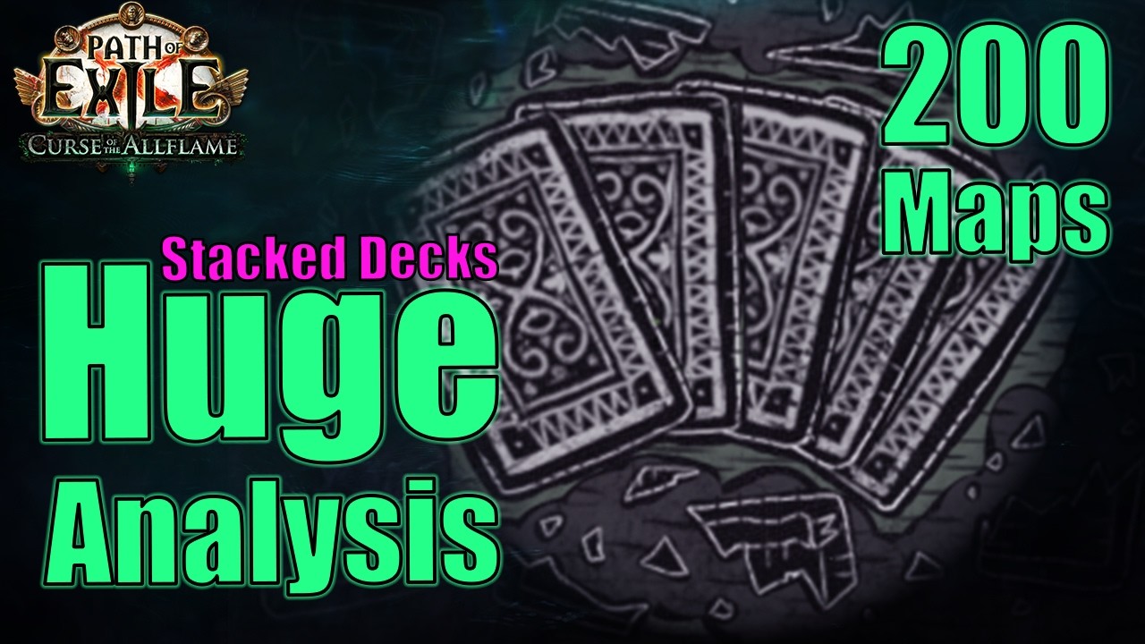 Stacked Decks Farm HUGE ANALYSIS | Path of Exile 1: Cure of the Allflame 3.29