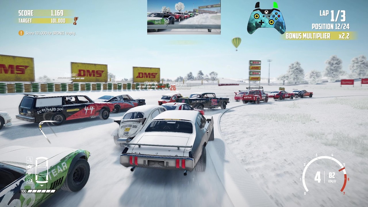 Wreckfest 26.02.10 Weekly Snow Race Starbeast SS - Eagles Peak Motorpark Racing Track