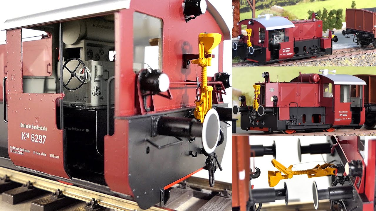 Unboxing Kö(f) II Spur 1 Rangierlok Steiner Modellwerke – 1:32 DB 6297 Köf 2 BR 323 mit BSI-Kupplung