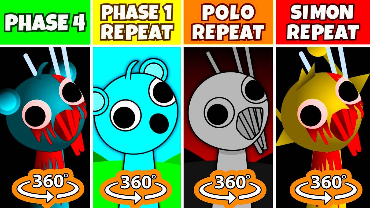 Incredibox Sprunki: Phase 1, Polo, Simon REPEAT After PHASE 4 360 VR! #17