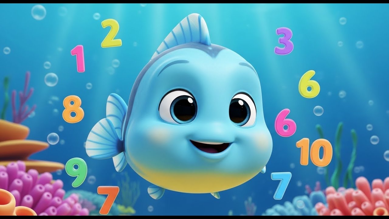 Lulu Fish Teaches Numbers 🎵 | Fun Counting Song for Kids 🐠