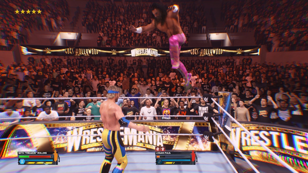 Visionary vs Maverick! Seth Rollins vs Logan Paul – WrestleMania 2026 | WWE 2K24