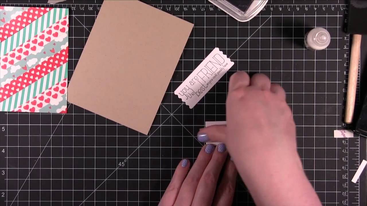 Die cut washi tape