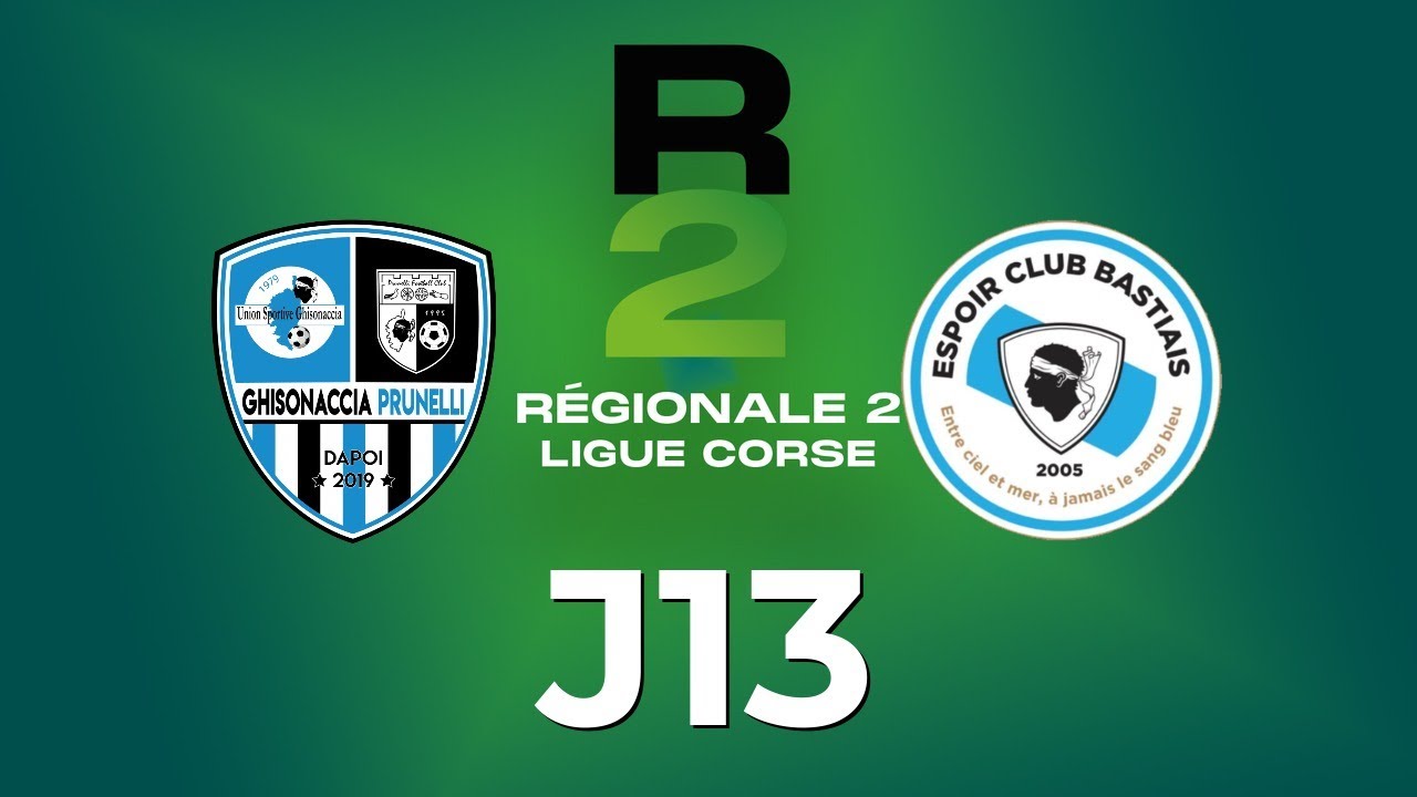 Ghisonaccia Prunelli – EC Bastia | J13 R2 🔴 (Live)