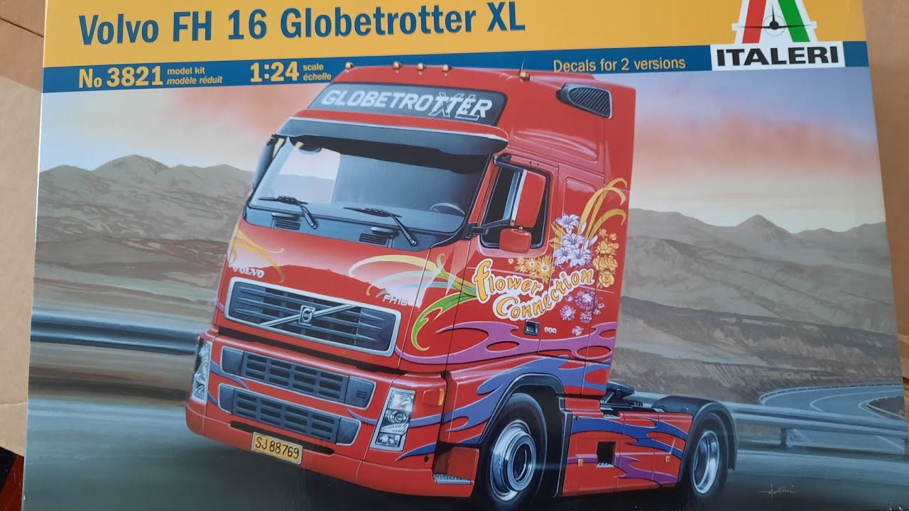 italeri 3821 volvo fh16 globetrotter xl #italeri
