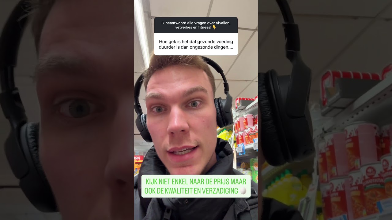 DE PRIJS VAN GEZONDE VOEDING 🍎 💰