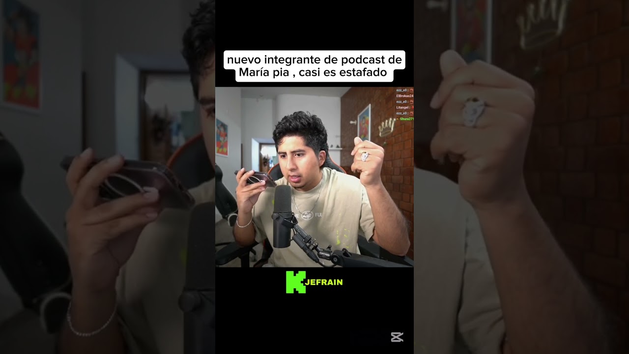 nuevo integrante de podcast de mar&iacute;a pia #jefrainclips #podcast #mariapia #kickperu #humor #viral