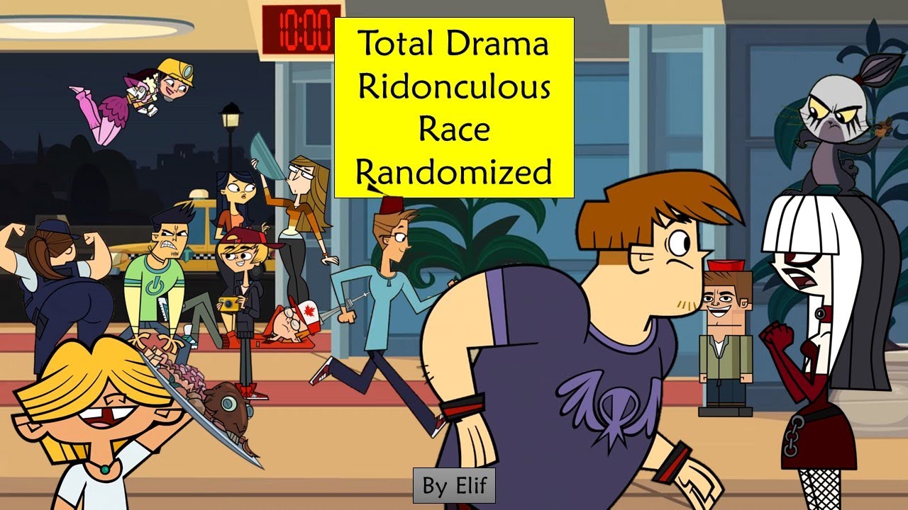 Total Drama Ridonculous Race but EVERYTHING is RANDOMIZED