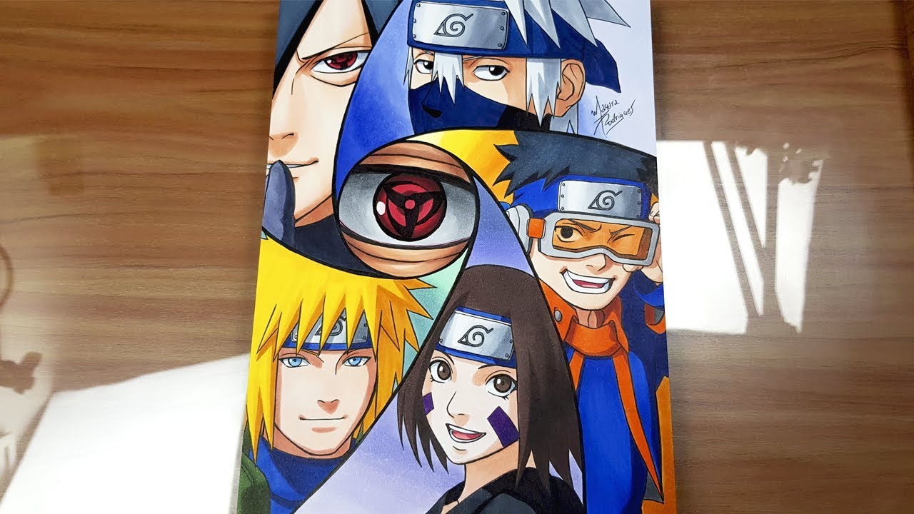 Drawing Uchiha Obito 