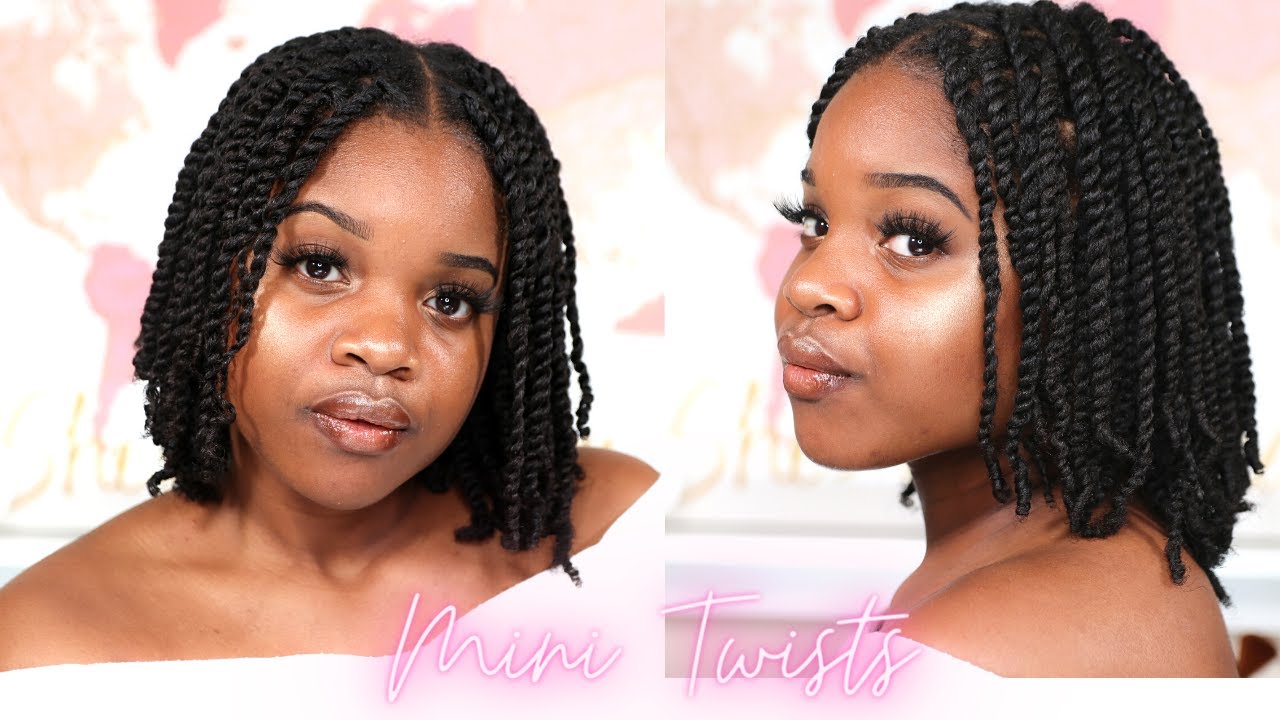 How I Did Mini Twists || Quarantine & Chill Hair
