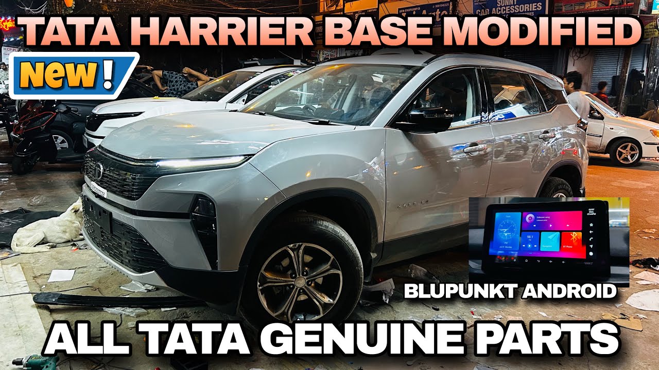 TATA HARRIER BASE MODEL MODIFIED ✅ TATA GENUINE PARTS AVAILABLE 🔥#tataharrier #harrier