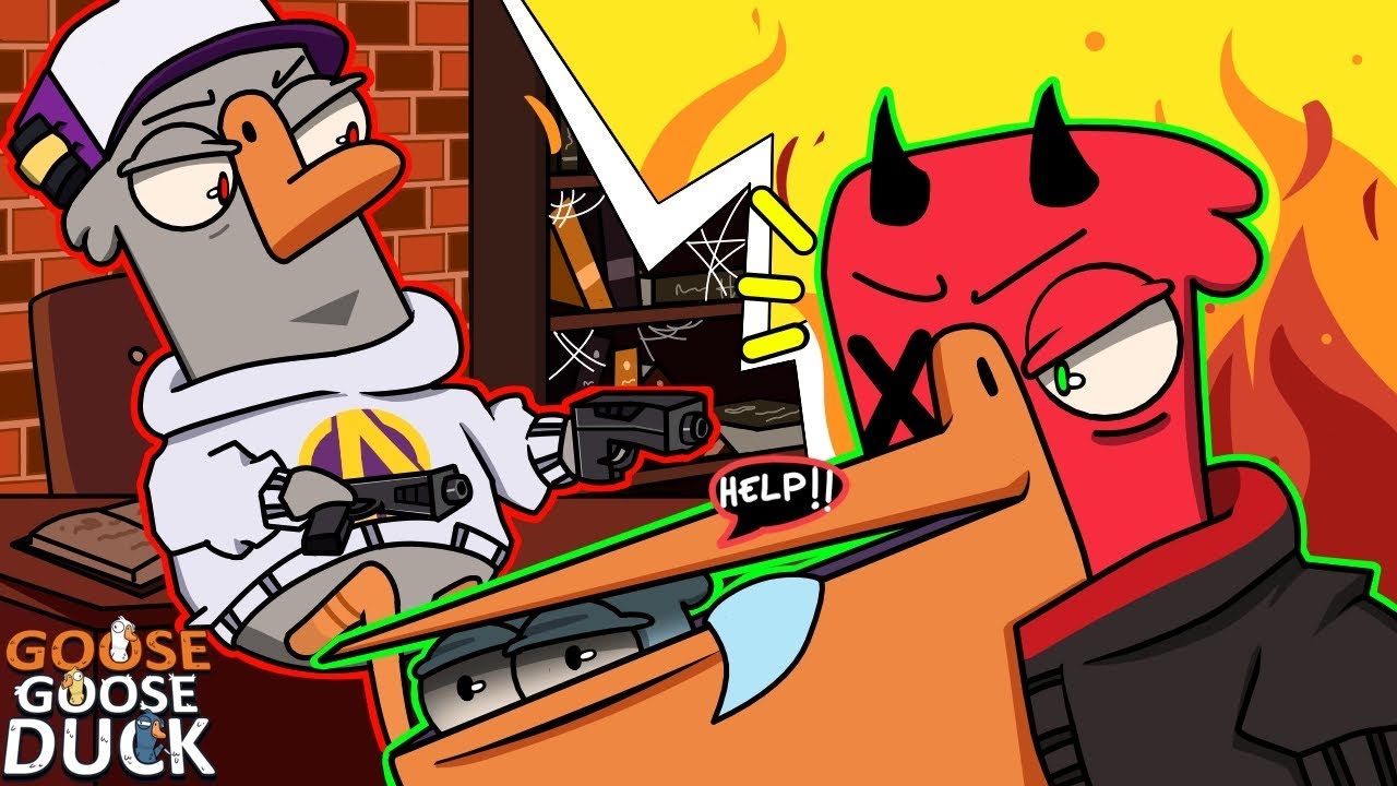 PELICAN VS INVISIBLE DUCK! Goose Goose Duck (ft. Cartoonz, Squirrel, & More)