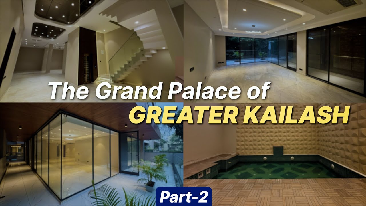 Ultra Luxury 4 BHK Builder Floor in GK-2 | 550 Sq Yds | Basement + Pool | Park Facing South Delhi
