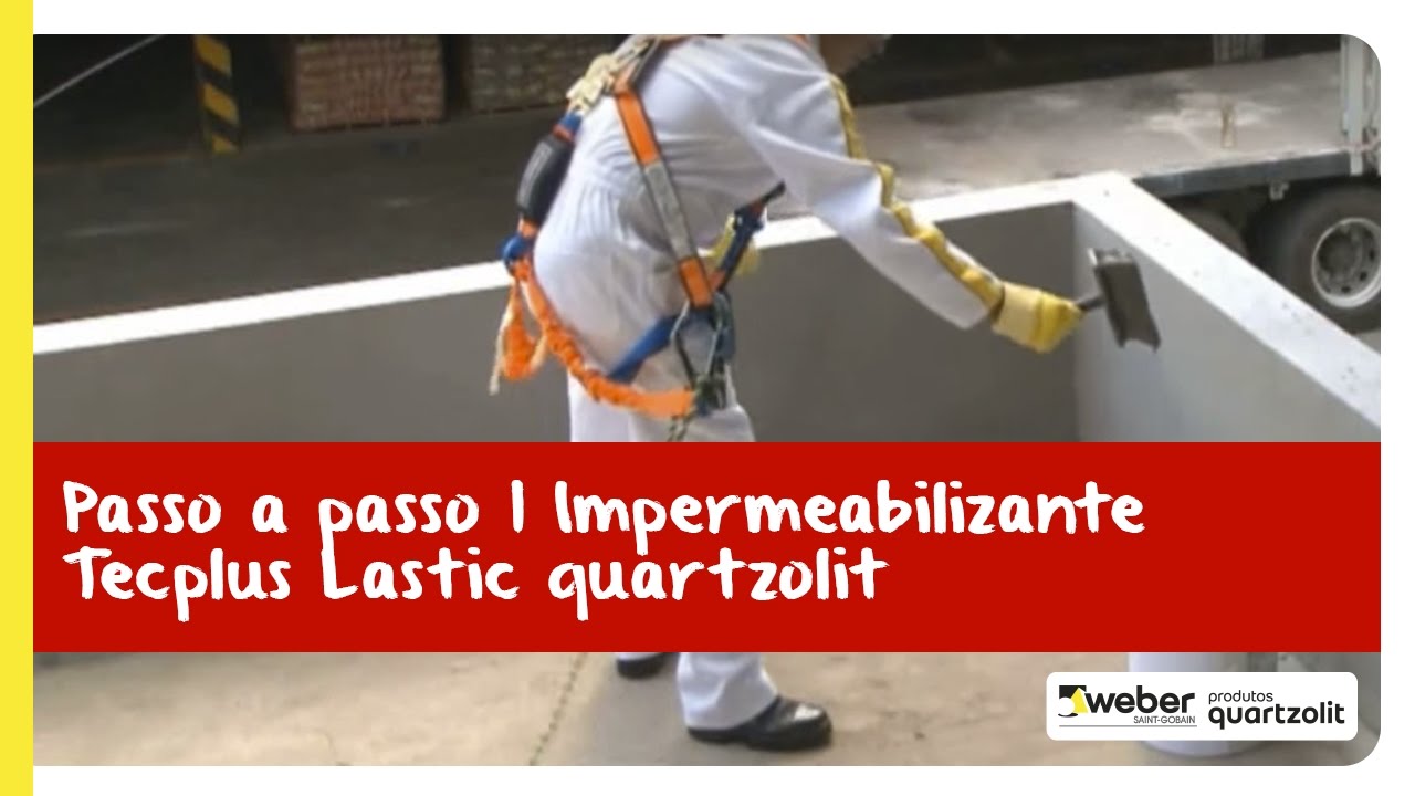 Como usar impermeabilizante tecplus lastic | Weber quartzolit