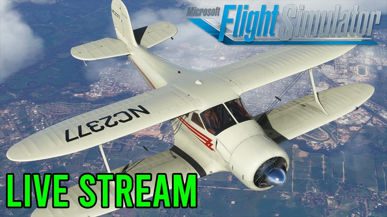 Live Stream Beechcraft Model 17 StaggerWing North Victoria Australia 