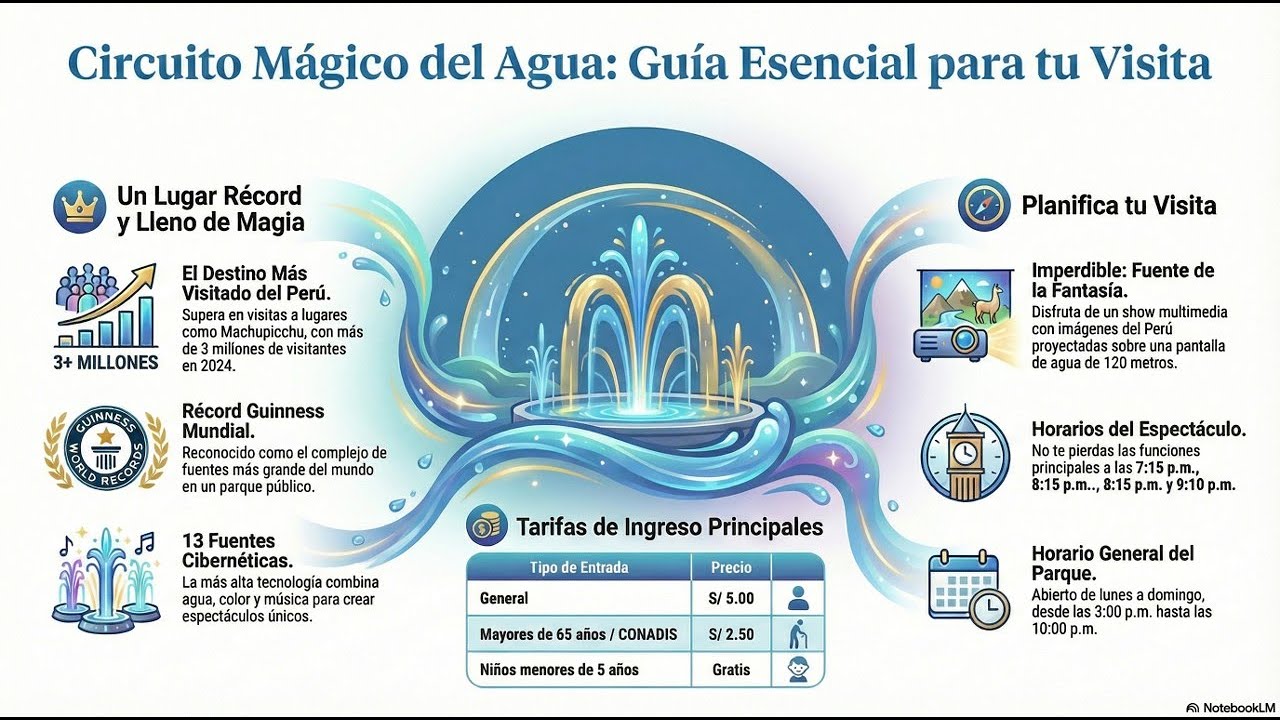 Circuito magico del agua
