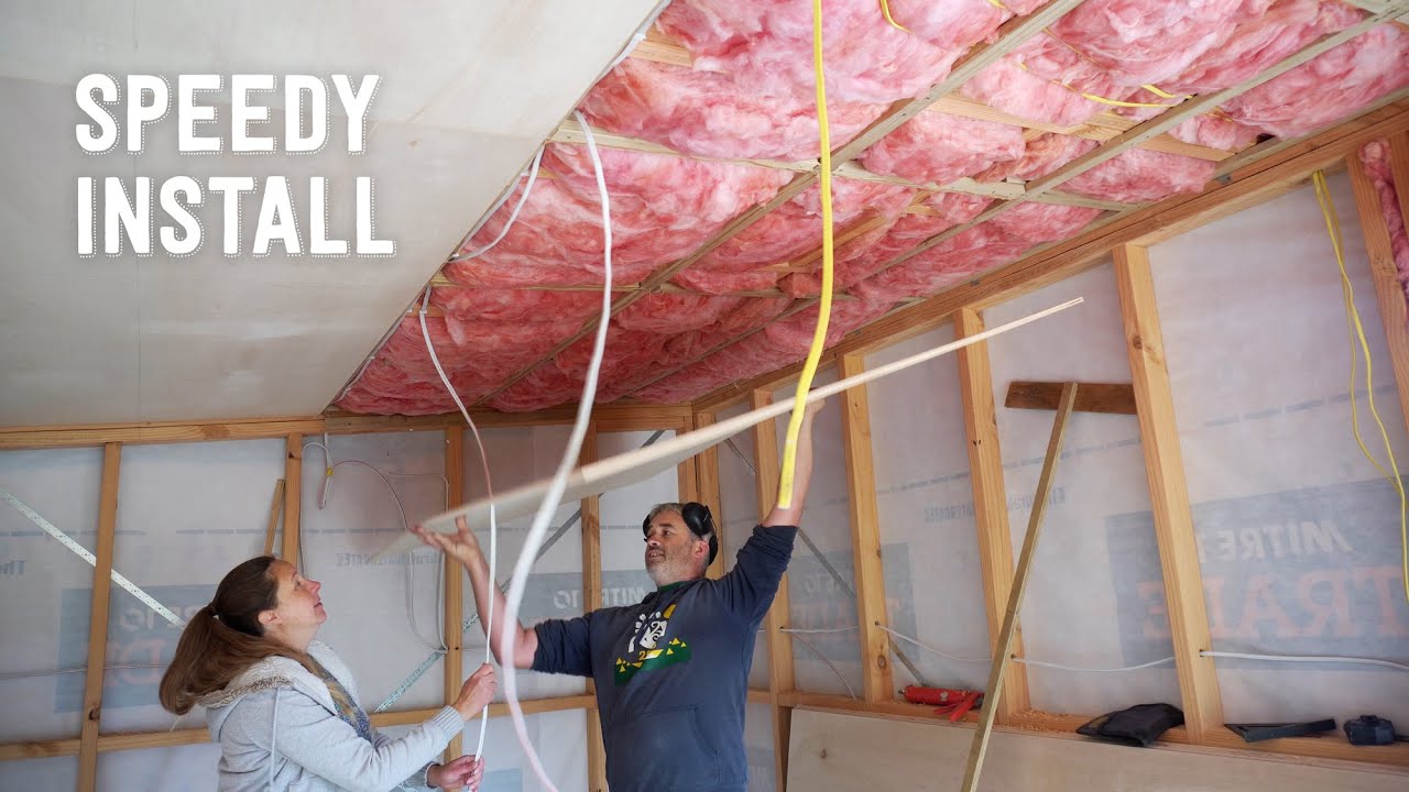 Cabin Interior Insulation, Wiring & Lining | Self-Build Tiny House In New Zealand