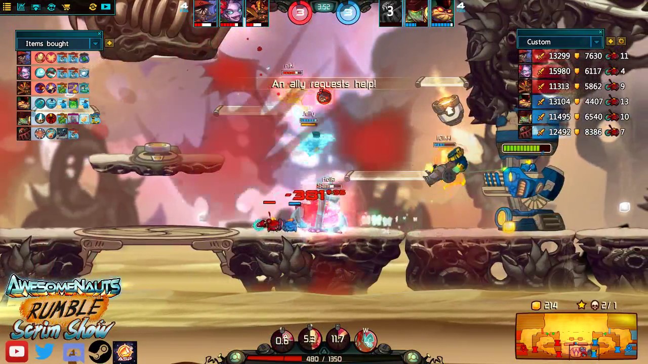 Awesomenauts Rumble: Scrim Show Episode 7