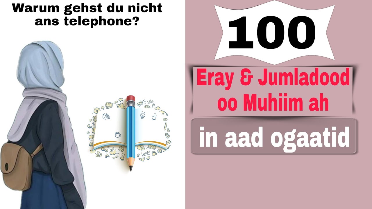 100 Eray & Jumladood oo Muhiim ah|Luuqadda Jarmalka
