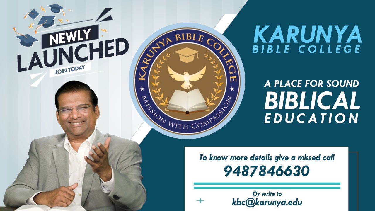 Biblical Education At Its Best | Karunya Academy for Theological Education