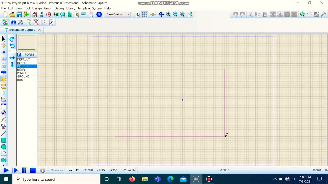 Proteus Full Adder Circuit using Sub Circuit Mode