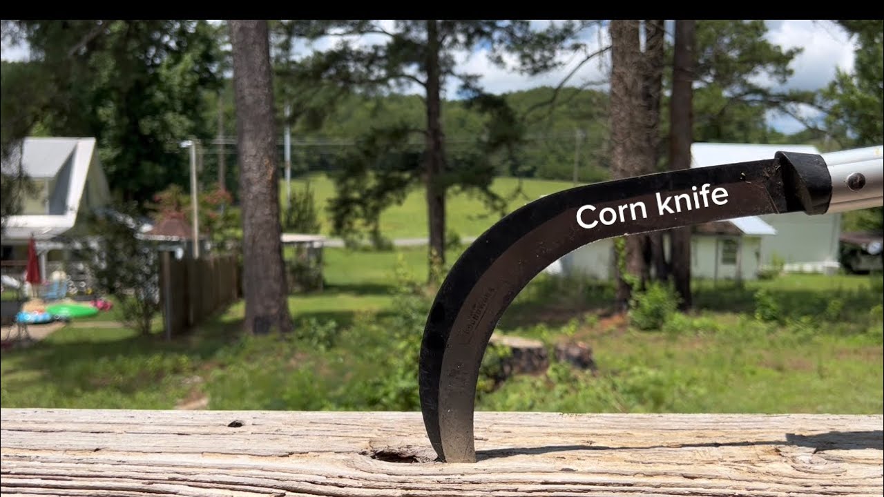 Corn knife = weed eater