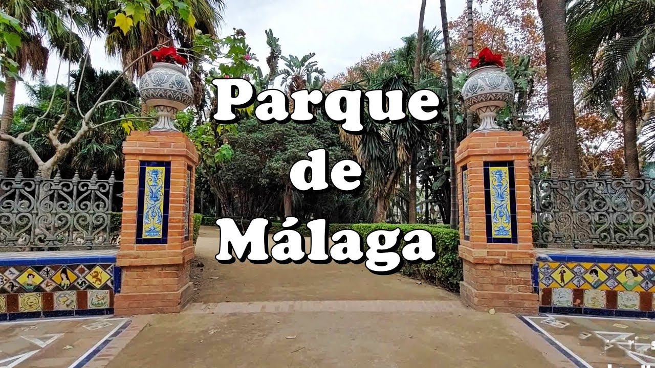 Parque de M&aacute;laga (Parque de la Alameda) / Malaga City Park / Stadtpark von M&aacute;laga, Spanien