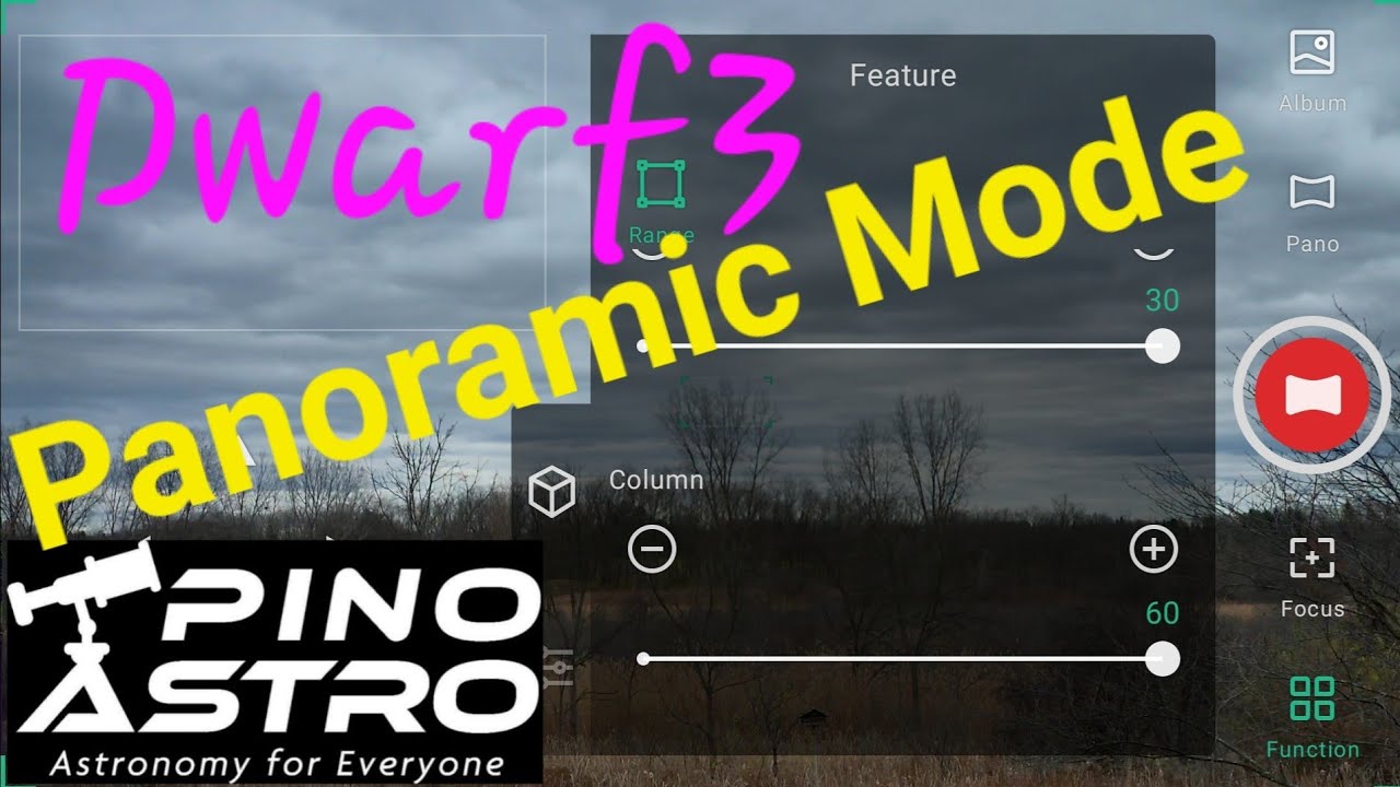 Dwarf 3: Panorama (Pano) Mode- Highly Detailed Panoramic Photos #PinoAstro #Dwarf3