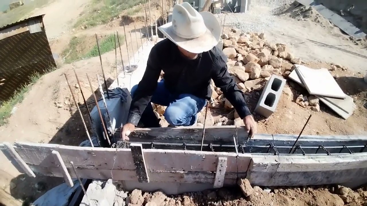 Como hacer las trabes para una casa!   #construccion #construction