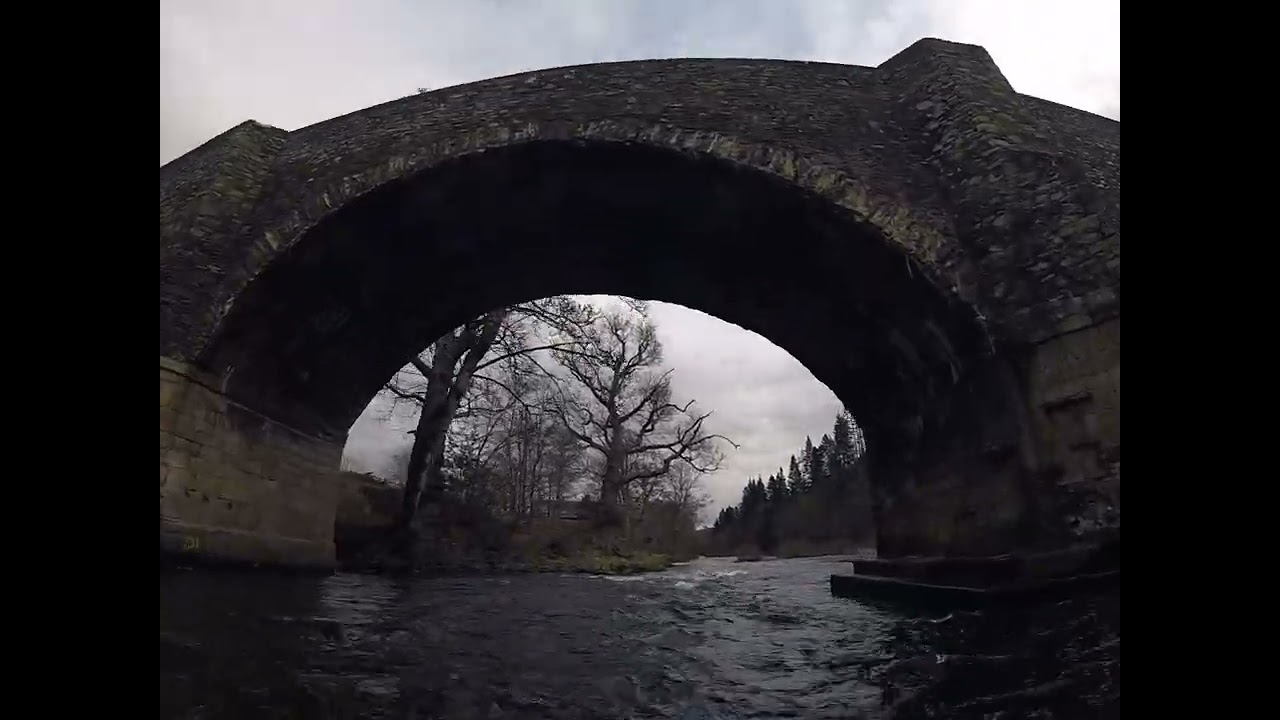 River Tweed Canoe Trail on a Wave Navigator inflatable kayak