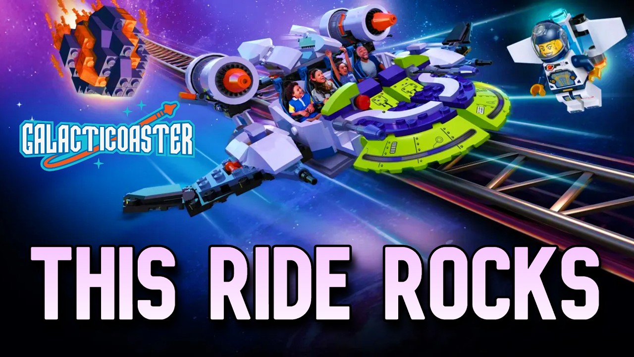 В Леголенде только что появился лучший аттракцион в истории! Обзор Galacticoaster в Леголенде Фло...