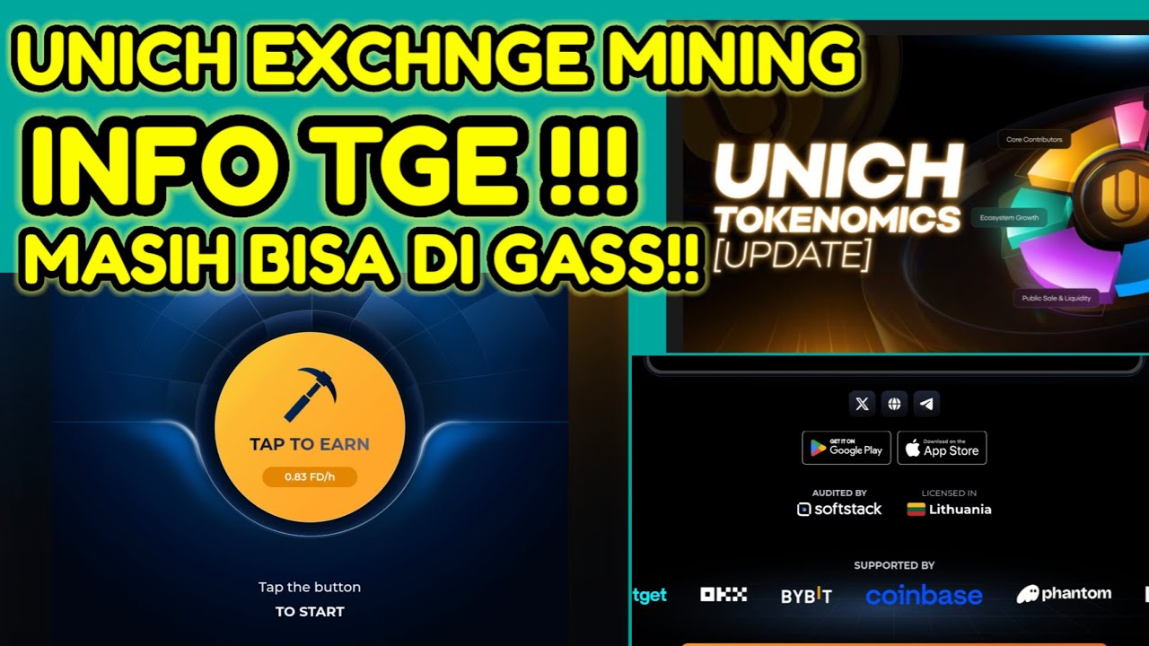 Unich Exchange Mining Info TGE !!! Masih Bisa Di Sikat  Maksimalkan !!!!