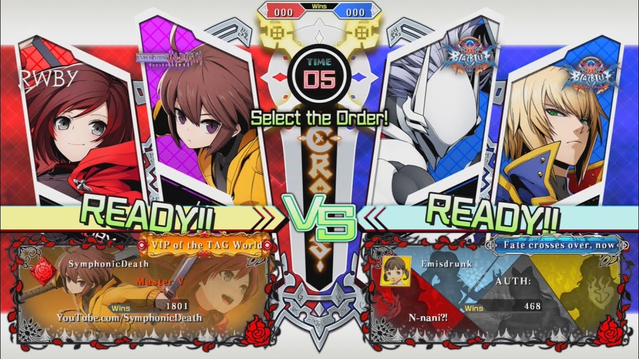 BBTAG *Full Set* Linne/Ruby vs. Hakumen/Jin (Emisdrunk)