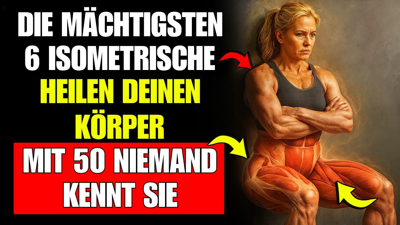 🔥 6 ISOMETRISCHE ÜBUNGEN FÜR STARKE BEINE NACH 50 | OHNE EINEN EINZIGEN SCHRITT
