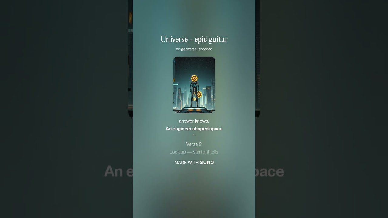 Universe - epic guitar vol 2 - [Eniverse Encoded feat Zsolt x Suno]