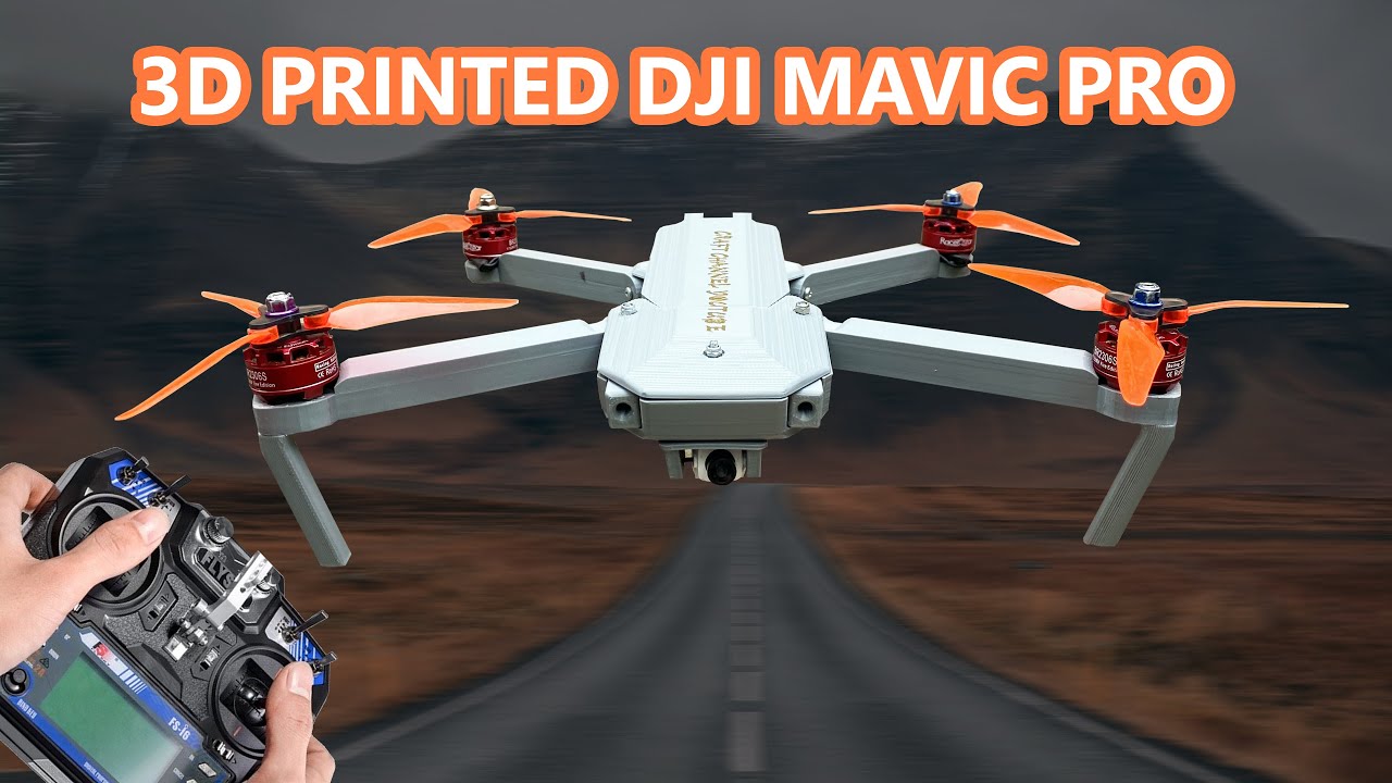 Как сделать квадрокоптер-клон Dji Mavic Pro с 3D-печатью - DIY Drone с 3D-принтером
