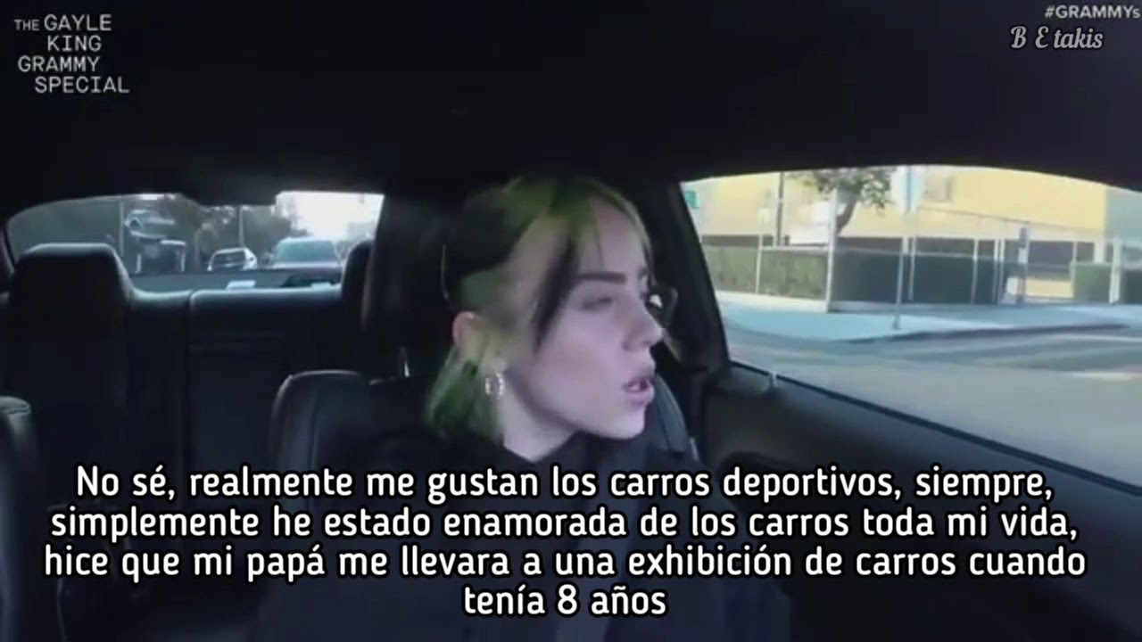 Entrevista a Billie Eilish en su carro por Gayle King // SUBT. EN ESPAÑOL