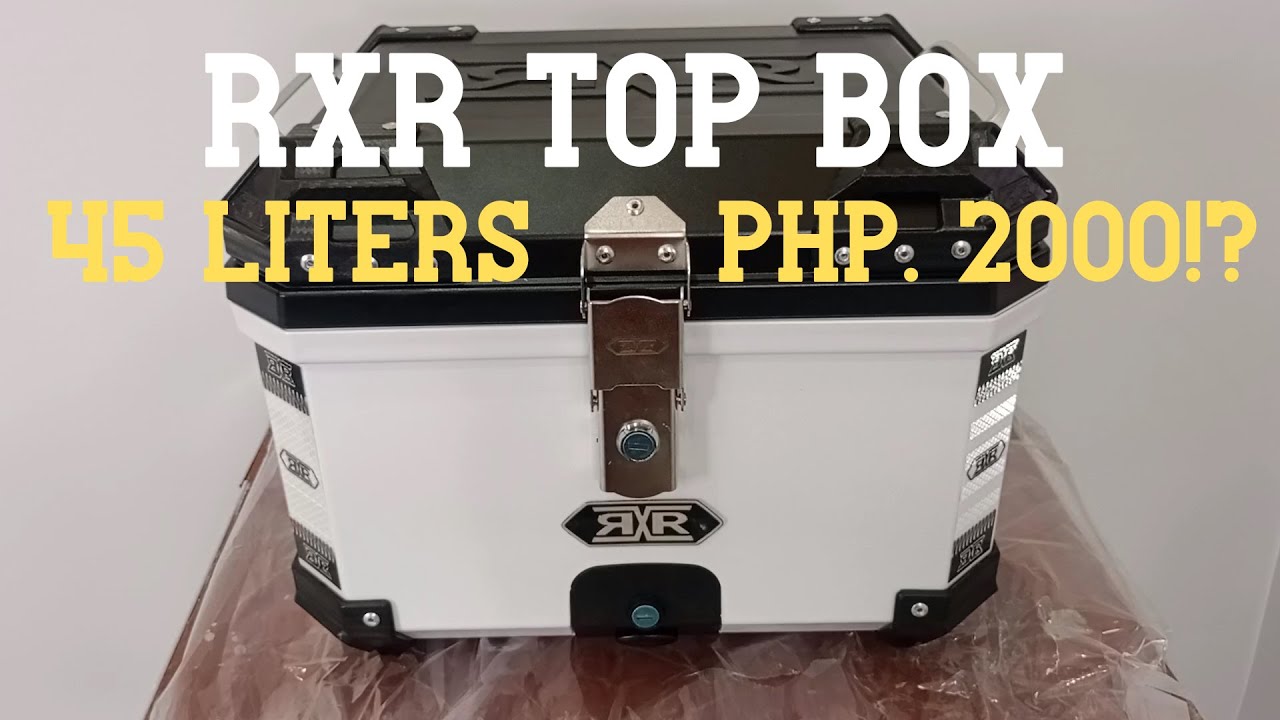 RxR Hard Plastic Top Box | Nary Moto