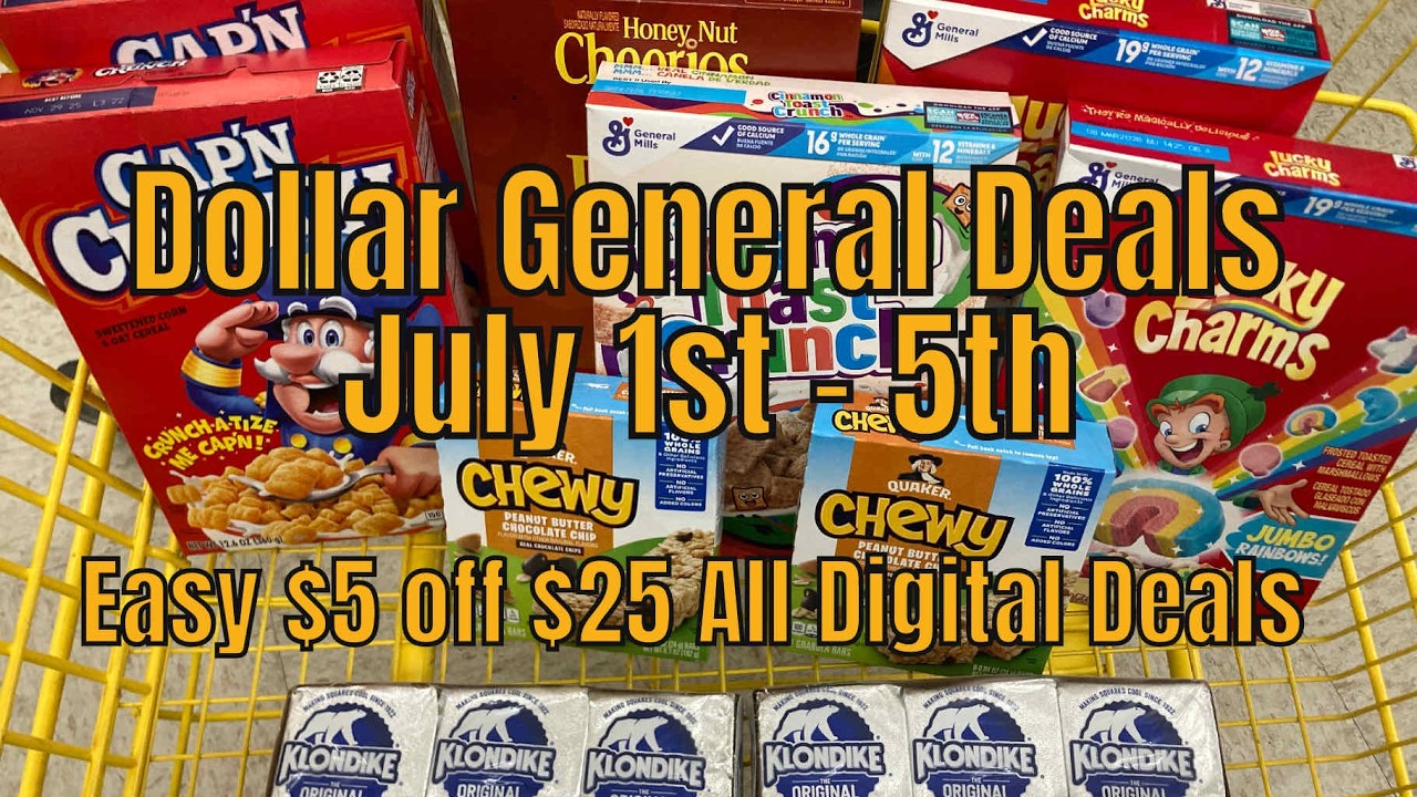 7/1 - 7/5/25 - Dollar General $5 off $25 Deals For All Week - Part 2