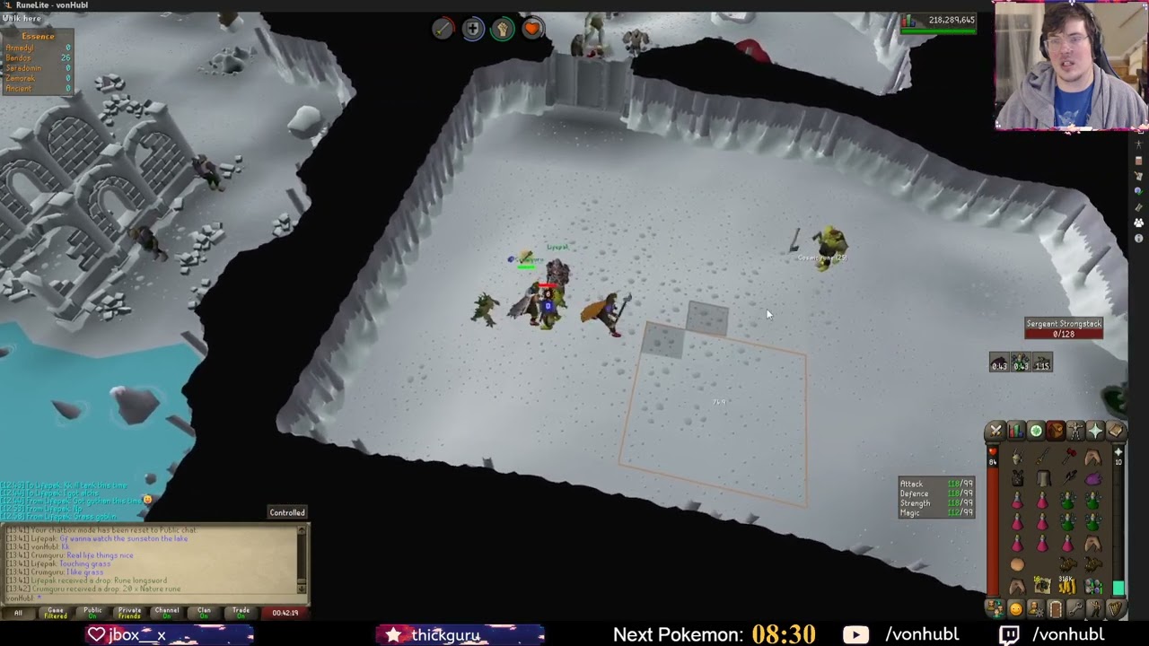 Rolling a 1/11000 Chance During PvM w/ Chat