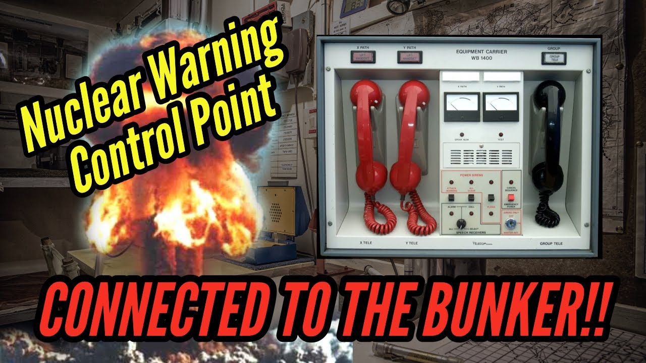 Cold War Nuclear Warning Point Connected To Nuclear Bunker
