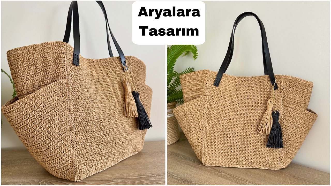 Aryalara Tasarım İmzasıyla🌸 Ünlü Markanın Çantasını Bambaşka Yorumladım 🌸 #crochetbag
