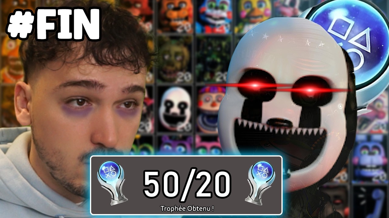 J'ai PLATINÉ ULTIMATE CUSTOM NIGHT - 50/20 réussi !